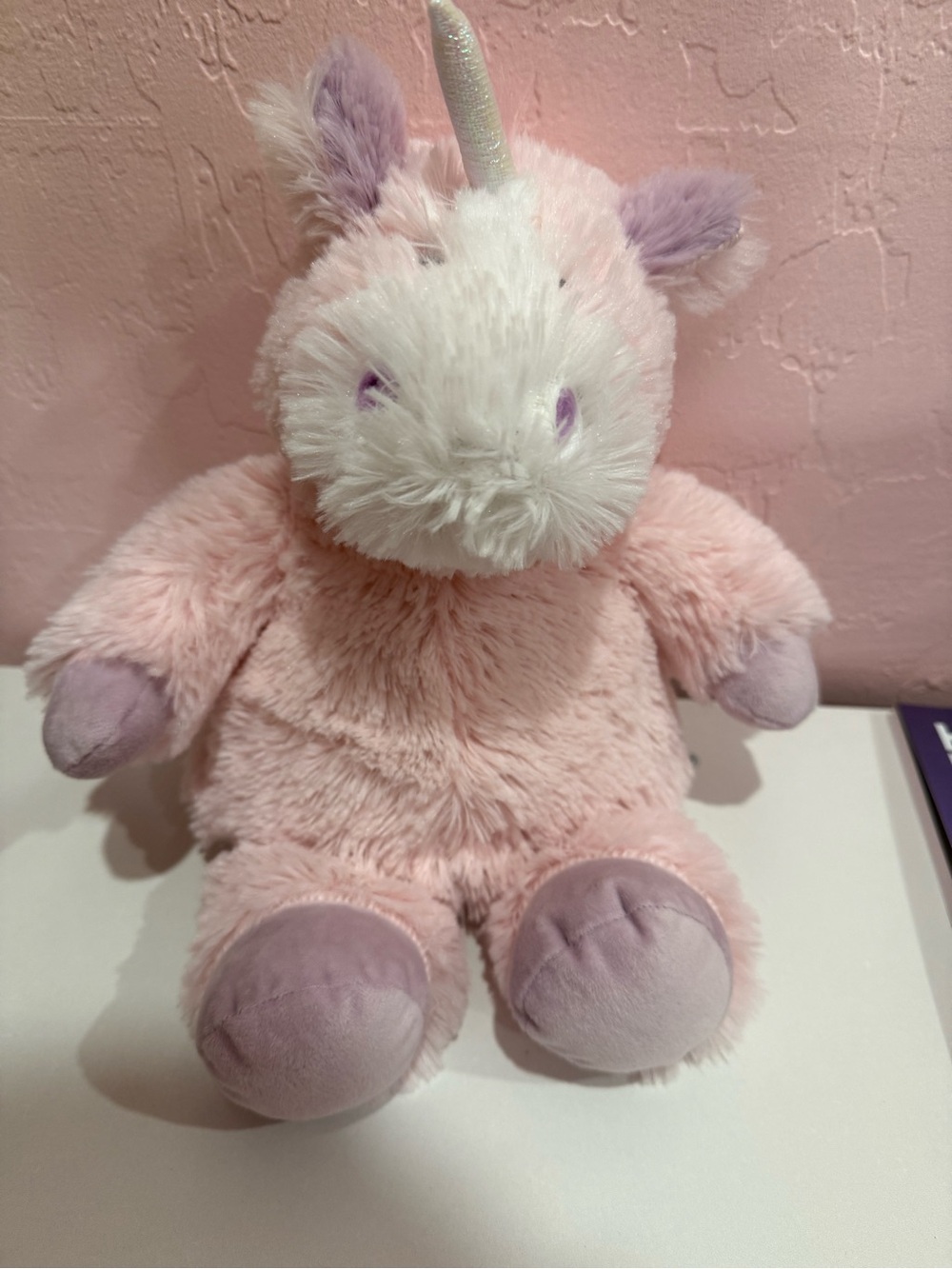 EEUC Warmies Plush Pink Cuddly Unicorn
